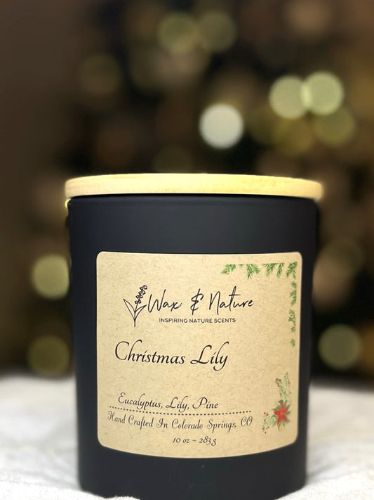 Christmas Lily Candle