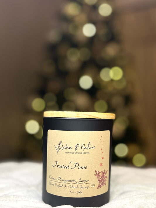Frosted Pome Candle 7 oz
